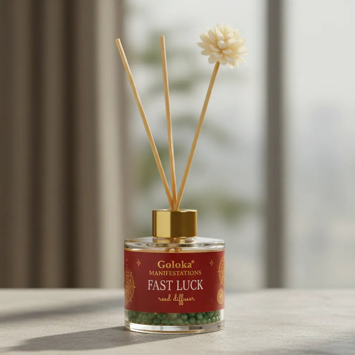 Difusor de Varilla Nag Champa con Jade Verde 100 mL