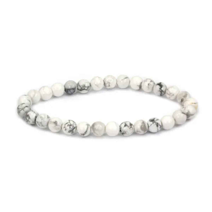 Pulsera Howlita 6mm