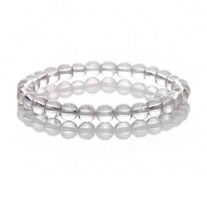 Pulsera Cuarzo Cristal 6mm