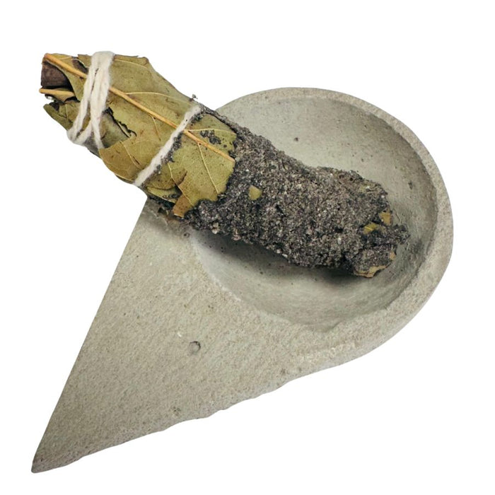 Sahumador de Cemento Triangular Chico