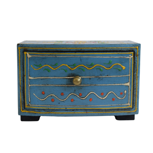 Cajonera India Celeste