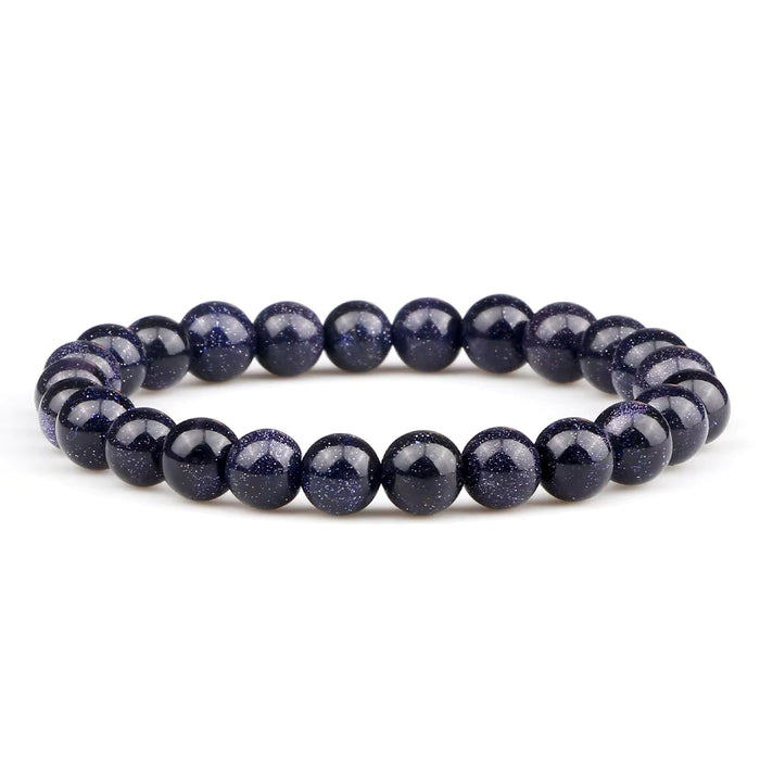 Pulsera Lluvia de Estrellas Azul 8mm