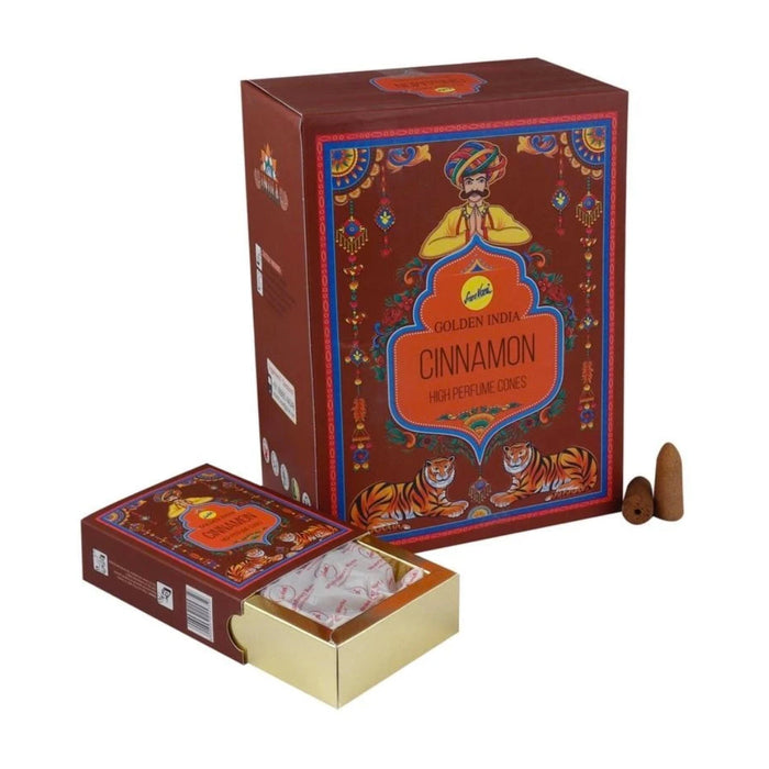 Incienso Cascada Golden Indian Canela 120 conos