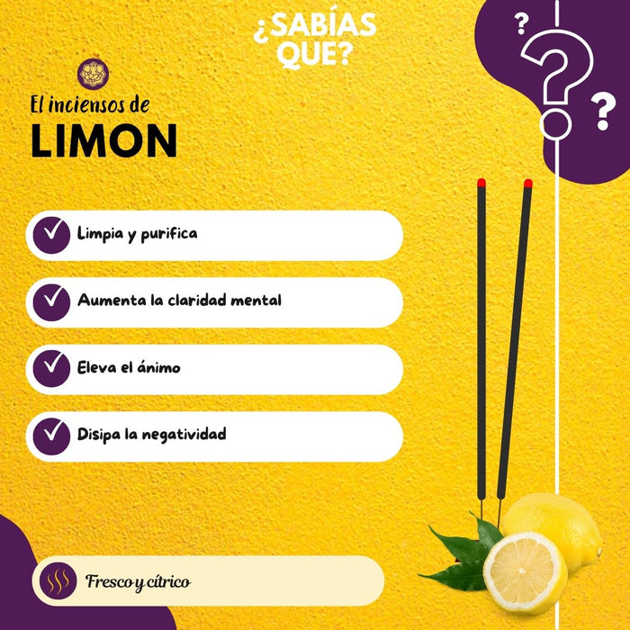 Incienso en Cono Limon