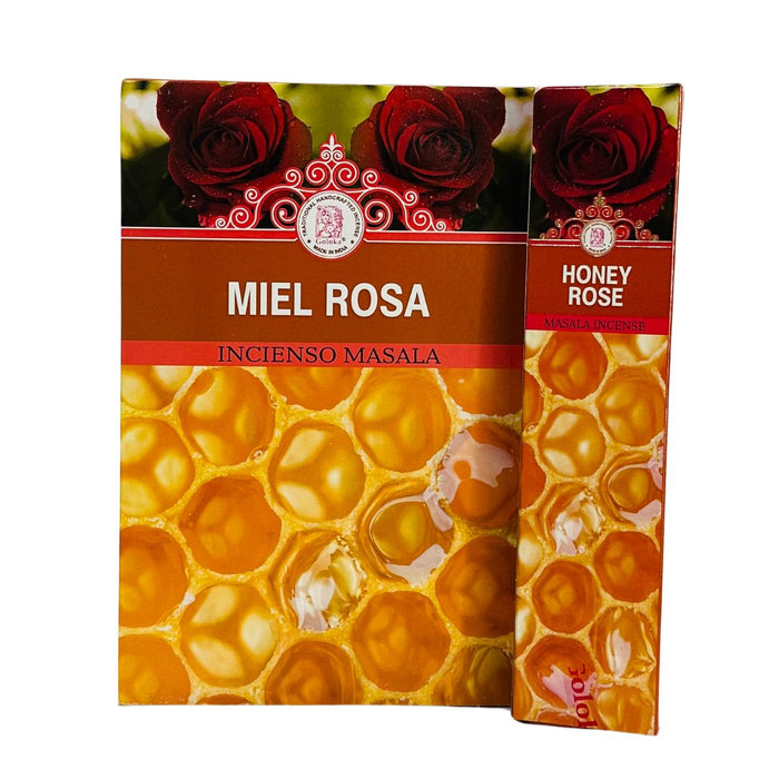 Incienso Natural Miel Rosa - Goloka