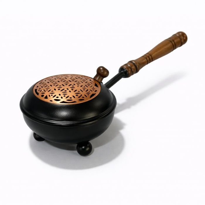 Quemador de Resina con Mango Mandala Dorada