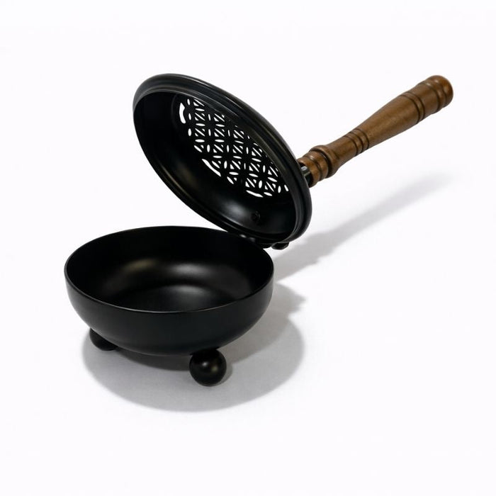 Quemador de Resina con Mango Mandala Dorada