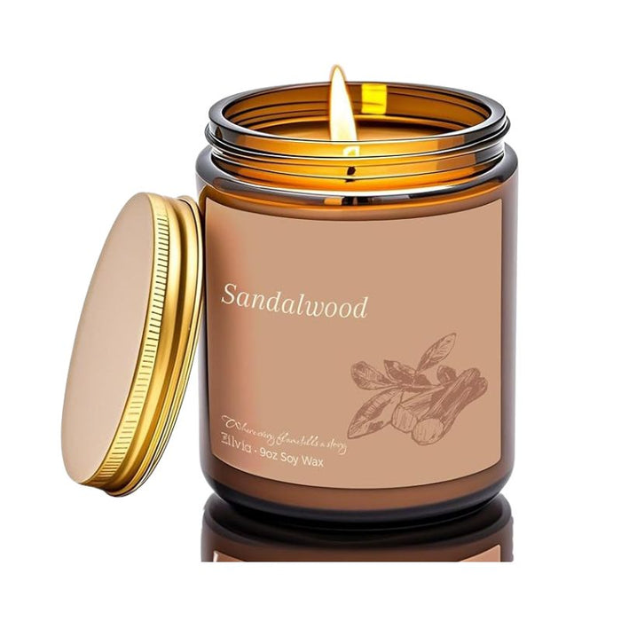 Vela Cera de Soya Sandalwood