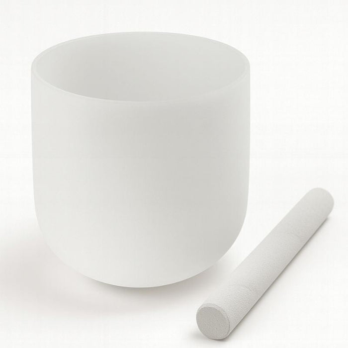 Cuenco Tibetano Cuarzo 6 Pulgadas Nota SOL