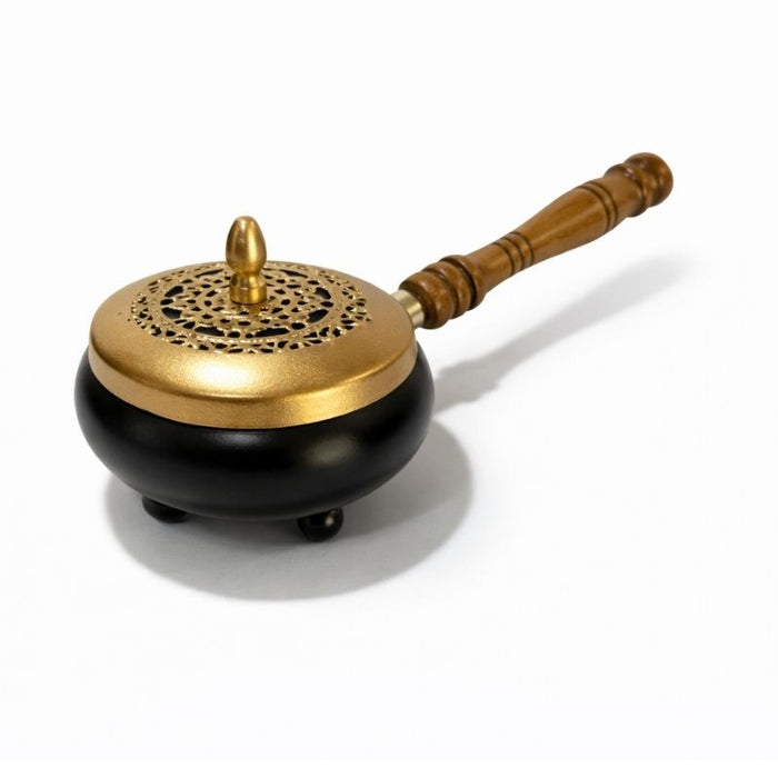 Quemador de Resina con Mango Aarti