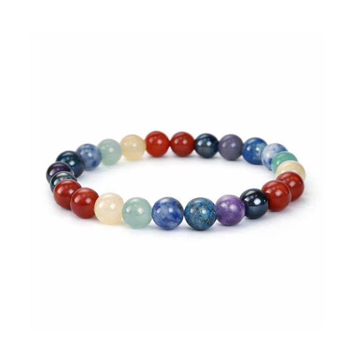 Pulsera 7 Chakras Natural 8mm