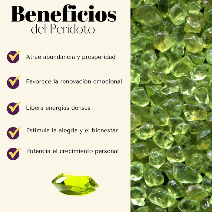 Pulsera Peridoto 6mm