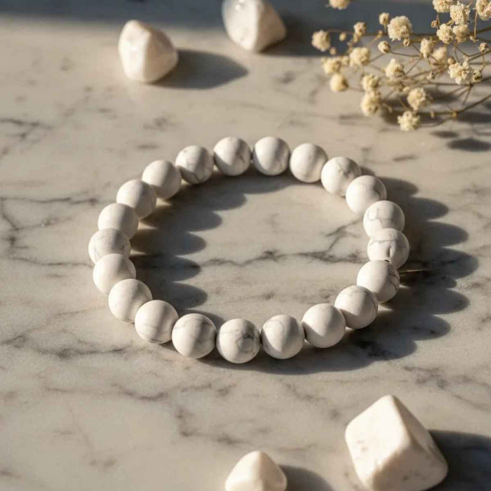 Pulsera Howlita 8mm