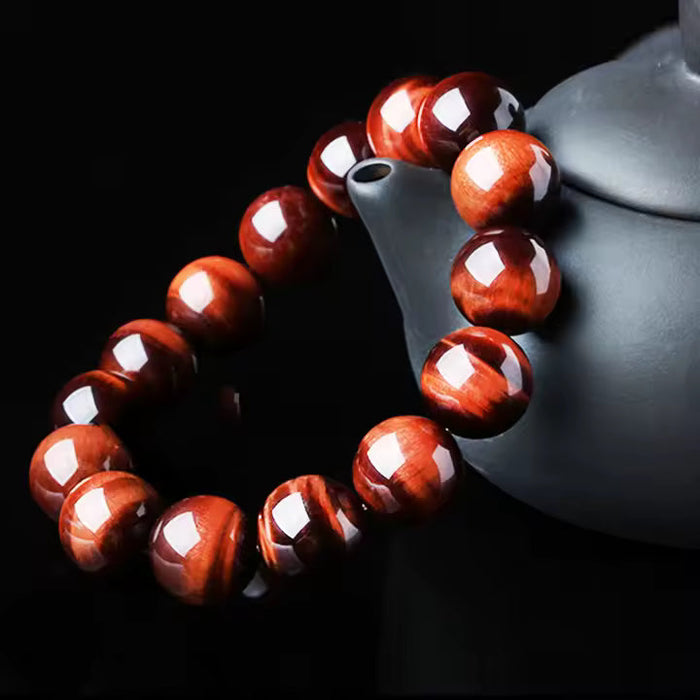 Pulsera Ojo de Tigre Rojo 8mm