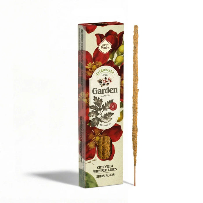 Sahumerio Garden Citronella Lirios Rojos
