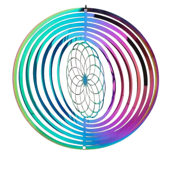 Anillo de Viento Mandala Rainbow