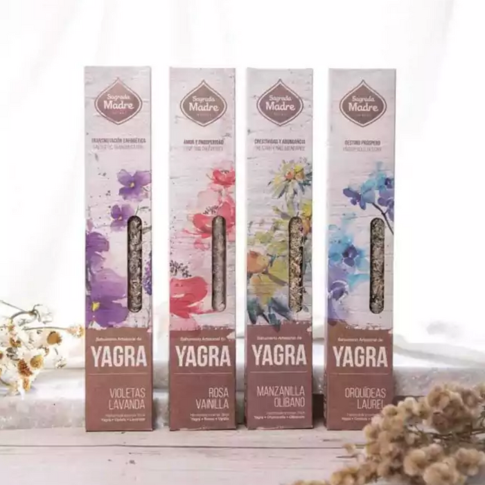 Sahumerio de Yagra Rosa Vainilla