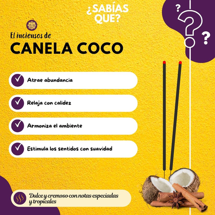 Incienso Canela Coco