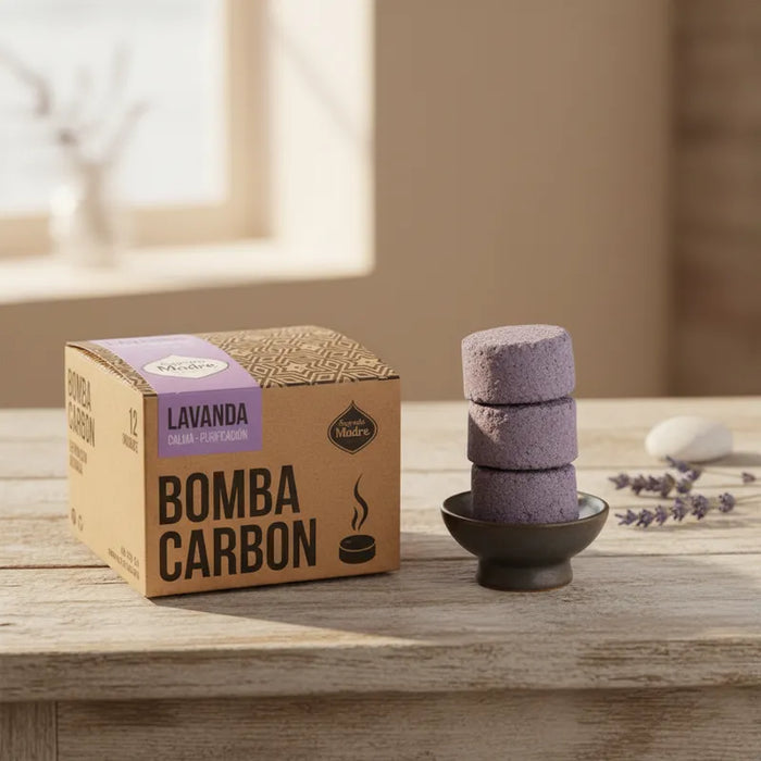Carbón Lavanda 12u