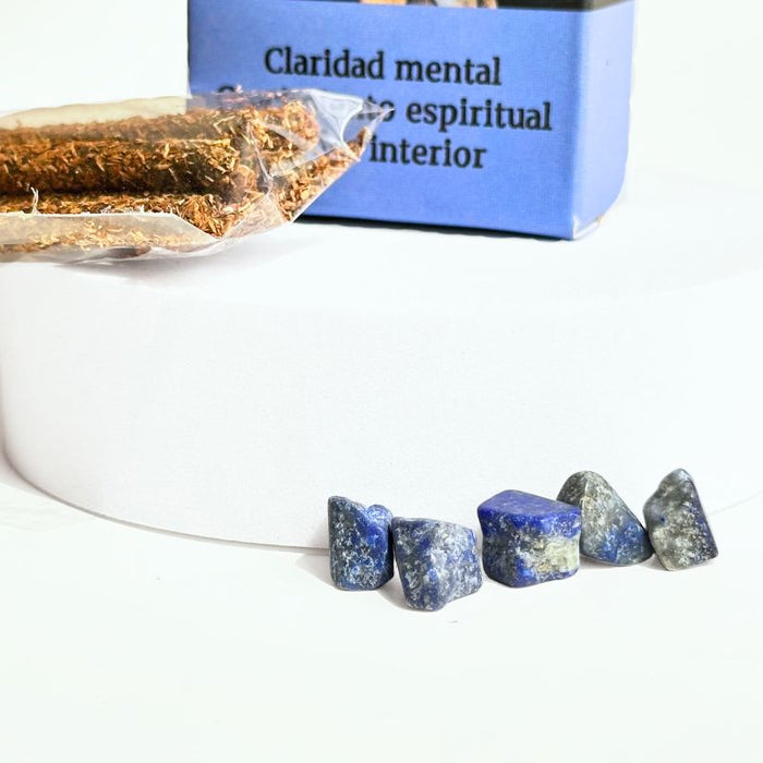 Incienso con Piedras de Lapislazuli