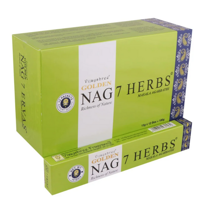 Incienso Golden Nag 7 Hierbas