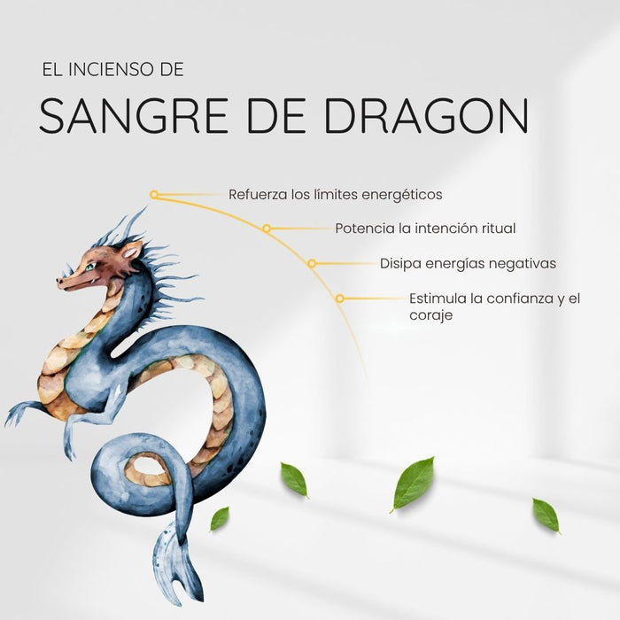 Incienso Sangre de Dragón con Cuarzo Rosa