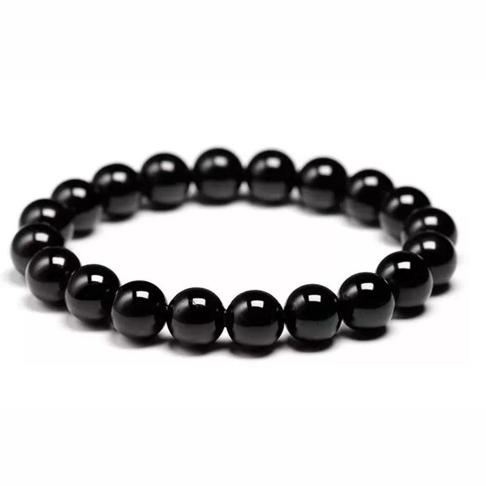 Pulsera Turmalina Negra 8mm