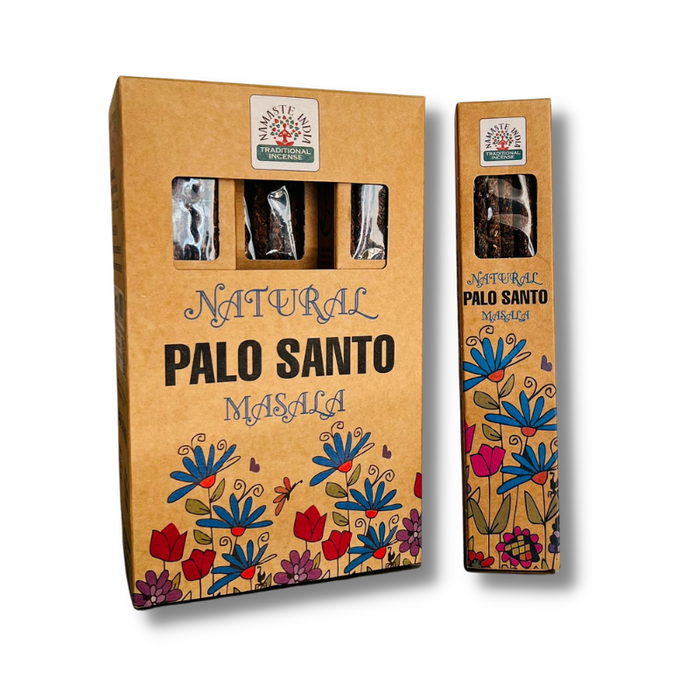 Incienso Natural Palo Santo Organico - Namaste India