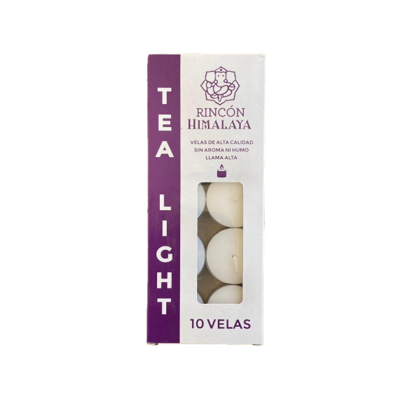 Velas tealight Pack 10 unidades blanca