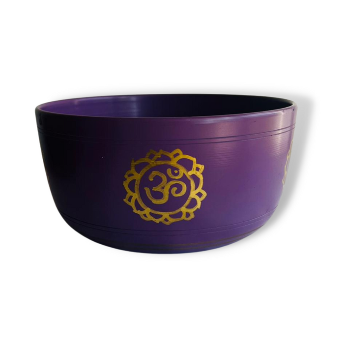 Box Cuenco Tibetano 18 cm - Morado OM