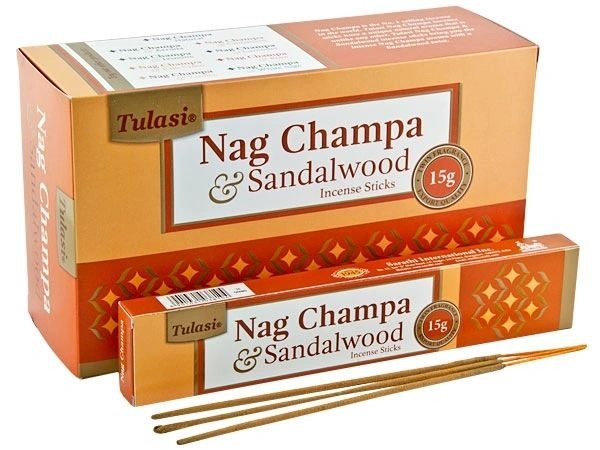 Incienso Natural Nag Champa Sandalwood - Tulasi