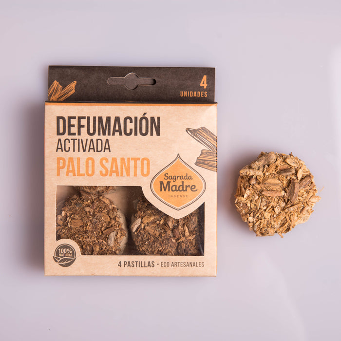 Pastillas Sahumerio Palo Santo - Sagrada Madre