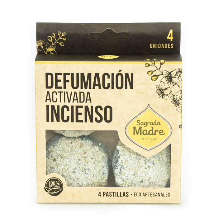 Pastillas Sahumerio de Incienso - Sagrada Madre