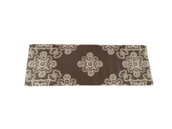 Mat de Yoga Gris Diseño Floral