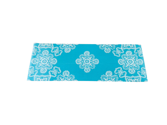 Mat de Yoga Celeste Diseño Floral