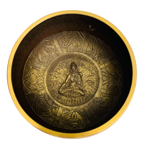 Cuenco Oscuro Tibetano 14 cm - Shiva Blue