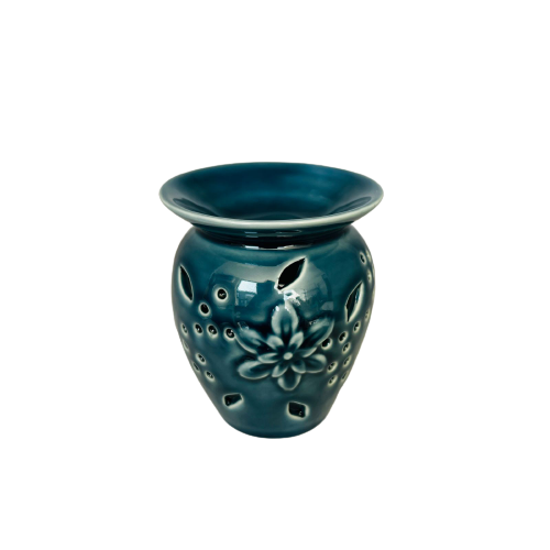 Difusor de Ceramica Flor Azul Design