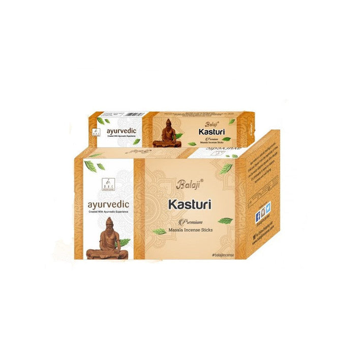 Incienso Natural Almizcle Ayurvedico - Balaji