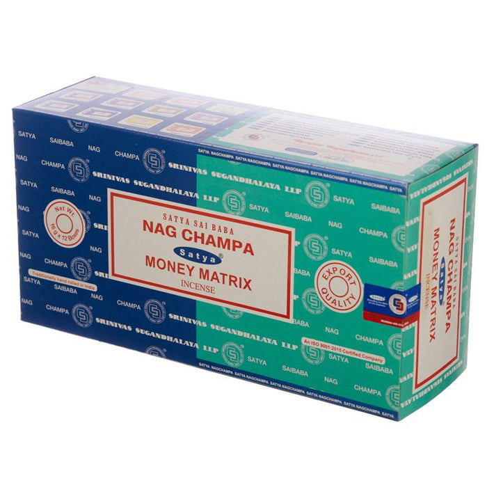 Incienso dúo Nag Champa y Money Matrix