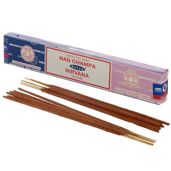 Incienso dúo Nag Champa y Nirvana